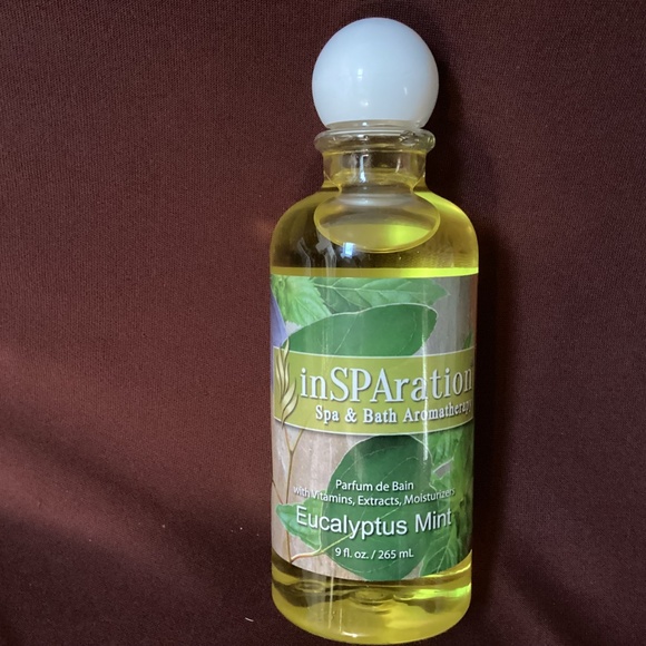 InSPAration Spa and Bath Aromatherapy Eucalyptus Mint NEW 9 fl oz/265 ml - Picture 2 of 5